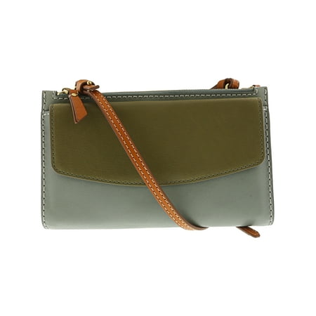 - Fossil Women's Sage Mini Bag Leather Cross Body - Blue / Multi