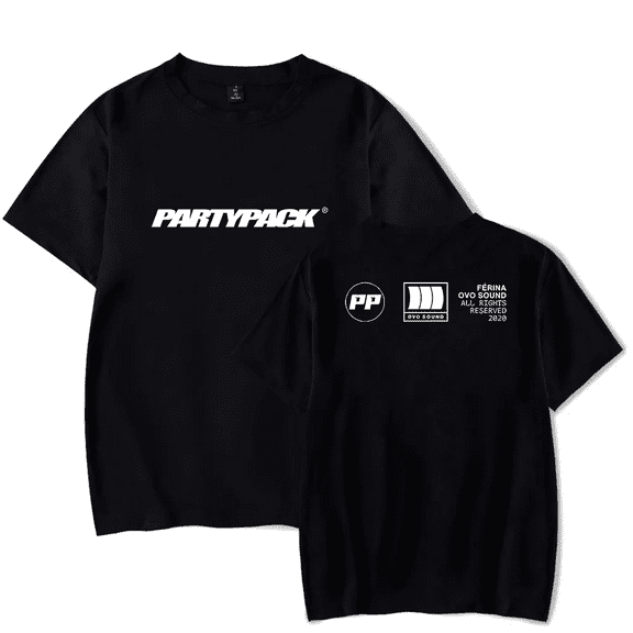 PartyNextDoor Merch Partypack Logo T-shirt t shirt Unisex Short Sleeve Tee Crewneck Streetwear Top