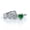 Green, variant on Couple Rings 1CT Heart AAA CZ Yellow Gold Plated Women Wedding Ring Sets for Him and Her Rings