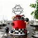 thumbnail image 1 of Adorno para Tarta de Cumpleaños con Temática de Motocicletas, Palillos para Carreras de Motos, Artículos de Decoración para Fiestas, Tema de Motocicle Estilo D, 1 of 8