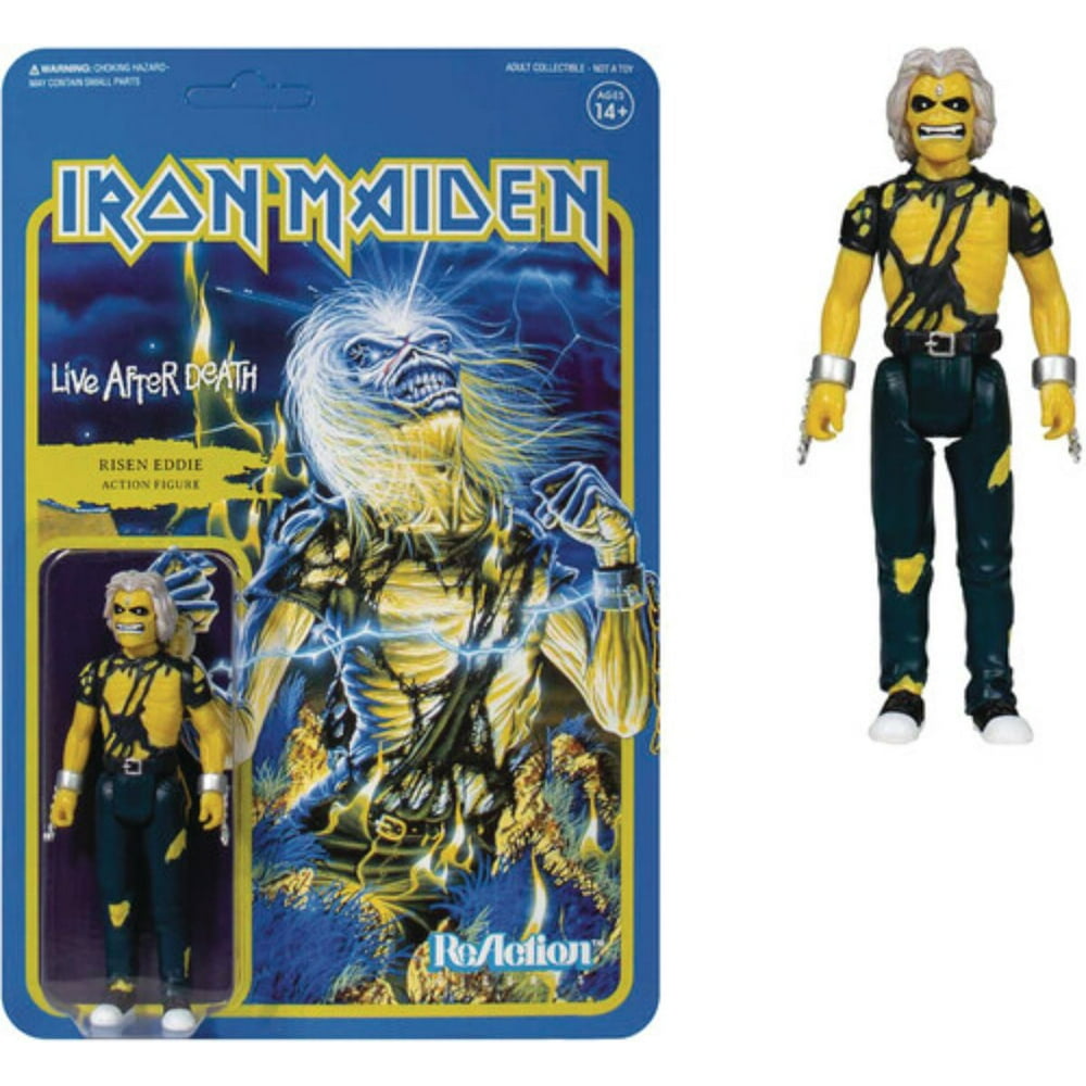 8.75" Live After Death Iron Maiden Risen Eddie Action Figure Walmart