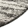 thumbnail image 5 of Unique Loom Outdoor Modern Collection Area Rug - Cartago (4' Round Charcoal/Ivory), 5 of 6