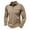 Beige, variant on Maean Men's Casual Shirts Classic Long Sleeve Basic Button Tshirt Lightweight Cotton Golf Tops with Pocket