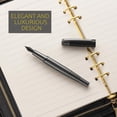 thumbnail image 4 of Vandro Complete Luxury Fountain Pen Set - Comfortable Grip with Smooth Fine Nib - Includes 10 Pack Ink Cartridges, Black Ink Bottle, Refill Converter, 4 of 7