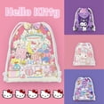 thumbnail image 2 of HelloKitty Kuromi-Bolsa de almacenamiento con cordón para mujer y niña, bolso plegable portátil con estampado de dibujos animados, a prueba de agua, regalo, 2 of 4