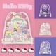 thumbnail image 2 of HelloKitty Kuromi-Bolsa de almacenamiento con cordón para mujer y niña, bolso plegable portátil con estampado de dibujos animados, a prueba de agua, regalo, 2 of 3