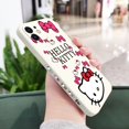 thumbnail image 1 of Sanrio-funda de teléfono de Hello Kitty para iPhone, carcasa bonita de silicona para modelos 14, 13, 12, 11 Pro Max, Mini, X, XR, XS MAX, SE20, 8, 7 Plus, 6, 6S Plus Fivean unisex, 1 of 2
