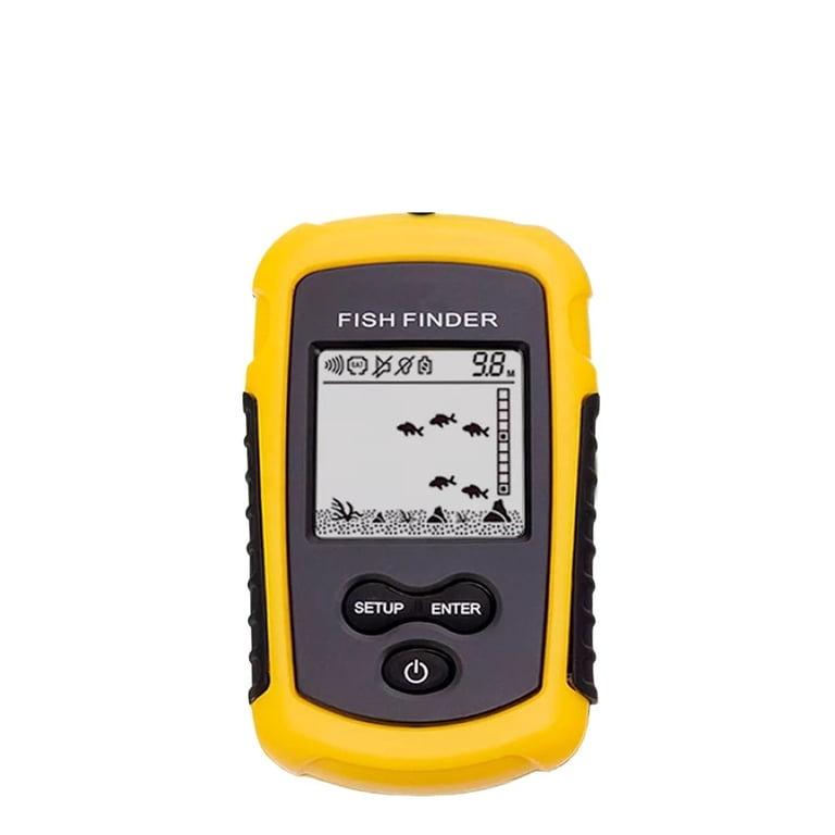 are fish finders waterproof Portable Fish Depth Finder Water Handheld Fish Finder Sonar Castable Boat  Fishfinder Waterproof Underwater Fish Finder