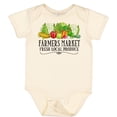 thumbnail image 3 of Inktastic Farmers Market Fresh Local Produce Boys or Girls Baby Bodysuit, 3 of 5