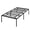 Twin, variant on Heavy-Duty Metal Platform Bed Frame - Sturdy Steel Support with Underbed Storage - No Box Spring Needed - Black - Full Size, 191 x 137 x 38 cm