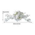 thumbnail image 3 of Hang Tag Flower Wedding Party Welcome Sign Flower Decoration-A4 60*25cm Silk Cloth (Free Two Clips), 3 of 7