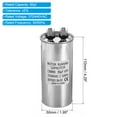 thumbnail image 2 of CBB65 50uf Run Capacitor, 50mfd AC 370/440V Aluminum Case with 2 Terminal for Air Conditioner, 2 of 5