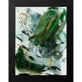 thumbnail image 2 of Wang, Melissa 15x18 Black Modern Framed Museum Art Print Titled - Dark Emerald III, 2 of 5