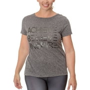 Impact by Jillian Michaels Women's Plus Active Fashion Barback Tee