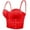 Red, variant on Ofreoo Women's Elastic Mesh Fishbone Corset Inside And Outside Wearing Suspenders Female Corset Waist