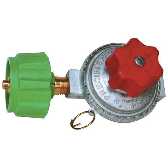 King Kooker Hi Pressure Adj Regulator Type 1 Connection 20 lbs for Propane Cyl & 3/8" Male LP Hose