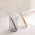 thumbnail image 4 of 50 Pcs Manual Toothbrushes Bulk, Disposable Toothbrushes Individually Wrapped for Travel, Homeless, Bnb (Grey), 4 of 5
