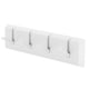 thumbnail image 4 of Perchero de pared con gancho para colgar llaves, sin perforaciones, para puerta, para decoración de puerta de baño (blanco), 4 of 8