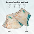 thumbnail image 5 of Daiia Playful Floral Cat Pattern Bucket Hat - Trendy Cotton Sun Hat for Beach, Golf, Fishing - Fun Outdoor Vacation Boonie for Men and Women, 5 of 9