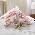 thumbnail image 2 of Lumbar Pillow Covers 20x12 Inch Set of 2, Pink Mushroom Waterproof Outdoor Pillow Covers, Spring Botanical Floral Summer Decorative Cushion Pillowcases for Couch, Sofa, Bed, Garden, Patio, 2 of 9