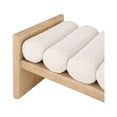 thumbnail image 5 of Best Master Furniture Dagni Cream with Natural Wire Wood 52" Accent Bench, 5 of 6