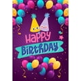 thumbnail image 5 of Happy Birthday Garden Flag | Bonus Flag Pole, Wind Clip & Stopper Included, Premium Fabric, Double Sided Design| Birthday Summer Outdoor Decor Yard Garden Flag - 12.5  x 18, 5 of 6
