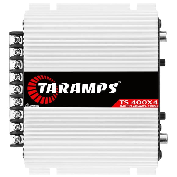 Amplificador de audio para coche Taramp's TS 400x4 400W RMS de 4 canales