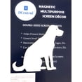 thumbnail image 4 of DCentral Labrador Dog Flexible Screen Magnet: Double-Sided. Bright White-Easier to See Day & Night. Decorative. Helps to Stop Walking into Screens, Covers Small Tears in Screens. Size 5.5" x 4.7", 4 of 8