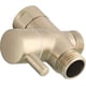 thumbnail image 1 of G1/2" 2-Way Brass Shower Diverter for Handheld Shower Head and Fixed Shower Head, Brushed Gold-Good, 1 of 5