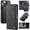 Black, variant on Case for iPhone iPhone 12 Pro Max 6.7" RFID Blocking Protective Purse Case with 3-card Slots Kickstand 2 in 1 Detachabl Flip Shockproof Protective Cover,Brown,For iPhone 12 Pro Max