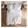 thumbnail image 3 of Set Edredón King Size + Funda De Almohada + Sábanas 7 Pzas Real Textil Blanco - Blanco, 3 of 8