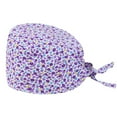 thumbnail image 1 of MesaSe Chapeau de Chef à Imprimé Floral Anti-Poussière Ajustable, 1 of 10