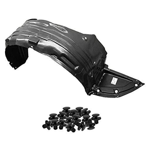 Parts N Go 2009-2014 Maxima Fender Liner with Clips Front Passenger Side Right NI1249119 63842ZX70A