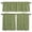 Green, variant on 3 Piece Kitchen Curtains and Valances Set Farmhouse Solid Blue Cafe Curtains 24 Inch Length Boho Vintage Country Woven Texture Valance & Tier Curtain for Living Room Bedroom Window 54"x18"+27"x24"*2