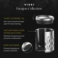 thumbnail image 4 of Viski Paragon Cocktail Tumbler for Whiskey, Bourbon, 12 oz, Set of 1, Gold, 4 of 12