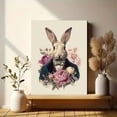 thumbnail image 6 of UXIEQU Dapper Rabbit With Flowers Canvas Wall Art Print 15.75x11.81 Inches, 6 of 8