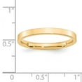 thumbnail image 5 of Primal Gold 14 Karat Yellow Gold 2.5mm Standard Flat Comfort Fit Band Size 9, 5 of 8