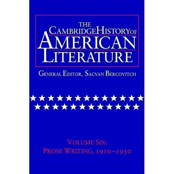 Cambridge History of American Literature The Cambridge History of American Literature, (Hardcover)