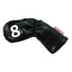 thumbnail image 4 of 9x Golf Headcover Set, Golf Head Cover con gran número 7,8,9,PW,SW, Protección Cuello Impermeable Guardia Accesorios para golf , negro Soledad Cubierta de cabeza de hierro de golf, 4 of 10