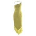 thumbnail image 5 of Ketyyh-chn99 Robes pour Femmes Été Grande Taille Robe Soleil Robes pour Femmes Combinaisons Manches à Volants Shorts Robe Mini Vert,m, 5 of 5