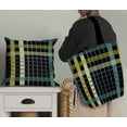 thumbnail image 5 of Soimoi Black polyester Crepe Fabric Check Check Printed Fabric 1 Yard 52 Inch Wide, 5 of 5