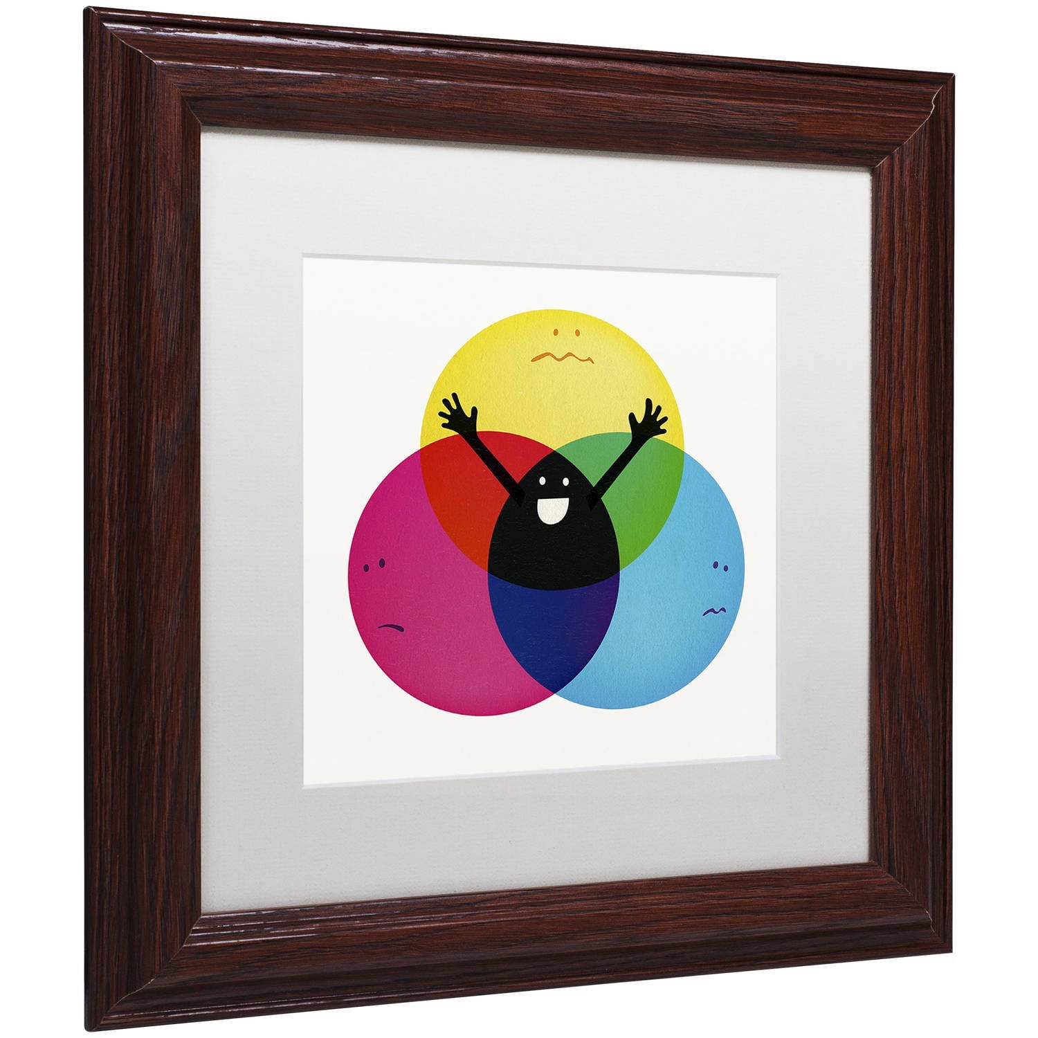 Trademark Fine Art 'Nobody's Child Final' Canvas Art by Robert Farkas, White Matte, Wood Frame