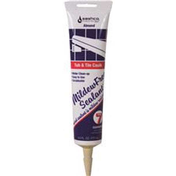 MILDEW FREE KITCHEN & BATH SEALANT CAULK, ALMOND, 6 OZ. TUBE