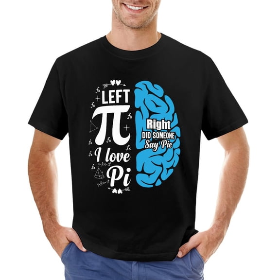 Left Right Ilove-01 Mens T-shirts Geekey Funny Novelty Tees