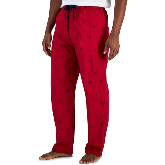 Club Room Mens Printed Cotton Sleep Pant