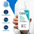 thumbnail image 4 of CeraVe Nettoyant Contrôle de l'Acné, Gel avec 2 % d'Acide Salicylique et Argile Purifiante pour Peau Grasse, 237 ml, 4 of 9