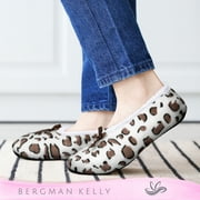 Bergman Kelly Fuzzy Slippers for Women, Super Soft Indoor Comfy & Cozy House Shoes W/ Anti-Skid Sole (Furry Collection)