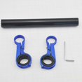 thumbnail image 4 of Bike Handlebar Extender Carbon Fiber Bracket Aluminum Clamp For Bicycle Light (Blue 20cm Double Clamp), 4 of 5