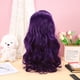 thumbnail image 3 of Peluca larga ondulada para mujeres negras: Peluca sintética encantadora con raya al medio y rizada - Cabello natural resistente al calor para uso diario en fiestas., 3 of 7