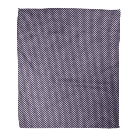 SIDONKU Throw Blanket Warm Cozy Print Flannel Geometric for Wide Geometrical Lines Diagonal The Vintage Comfortable Soft for Bed Sofa and Couch 58x80 Inches